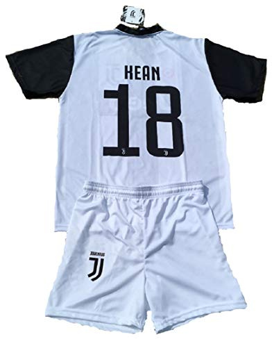 Kean Juventus Juve Officiel 2018-19 Enfant Homme Adulte Maillot + Short Ensemble Home 18 Moise, BIANCONERA, 12 ans