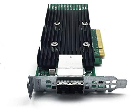 Dell 0T93GD 12G SAS HBA Low Profile Dual Port Host Bus Adapter D/PN: T93GD