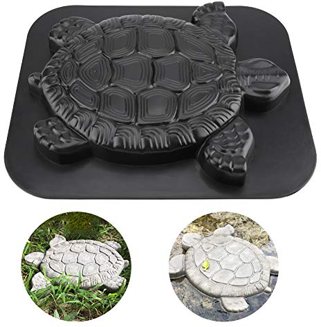 Boquite Valentinstag Karneval Turtle Pflasterform, Pflasterstein Betonform Trittsteinform Garten Rasenweg Fertigerweg, 15,74 x 13,39 x 1,50 Zoll