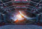 wandmotiv24 Fototapete Raumschiff Planeten Weltall Science Fict, XL 350 x 245 cm - 7 Teile, Wanddeko, Wandbild, Wandtapete, Raumerweiterung, Flur, Korridor, Weltraum M6502