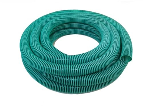 Spiralschlauch Saugschlauch Druckschlauch Förderschlauch 32 mm /10 m Grün -Transparent