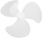 Aislor Plastic Fan Blades Replacement Part Fits for 16-inch Standing Pedestal Fan or Table Fanner White C 14 Inch