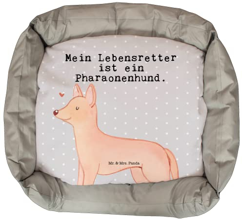 Mr. & Mrs. Panda Hundebett Pharaonenhund Lebensretter - Geschenk, Welpe, Hundebett Luxus, Hundeschlafplatz, Liegeplatz, Körbchen, Kelb tal-Fenek,