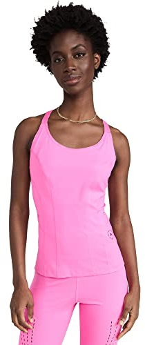 adidas by Stella McCartney Women's TruePurpose Training Tanktop, Screaming Pink, XL
