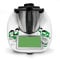 Deko Schutz Aufkleber kompatibel mit Küchenmaschine Thermomix TM6 Design Sticker Klebefolie Zubehör Küchengerät wasserfest selbstklebend RX042 (14 Familie)