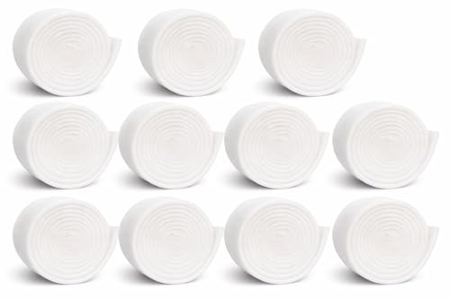 Agendepoint.it - Cancellino in Feltro Rotondo Bianco per Lavagne, Diametro 8 cm, Altezza 3 cm, Cancella Gesso e Pennarello - 10