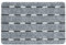 Astra Fussmatte aussen - Schmutzfangmatte strapazierfähig - Türmatte rutschfest - Fußmatte Outdoor - Haustür - Terasse - Garten - 40x60 cm grau