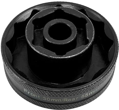 2 stücke Hinterachsmutter, 55mm+30mm Vorn Hinten Achse Werkzeug, Einsatz Nuss Achse Werkzeug, Passend für Ducati Superbike 1098, 1198, 1199s