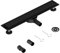 Neodrain Duschrinne 80cm Edelstahl Bodenablauf - 2 in 1 Schwarze Duschablauf Extra Flach mit 360° Siphon, Geruchsstop, Haarsieb