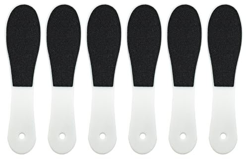 6 Pieces Double-Sided Foot File Foot Rasp File Dead Skin Remover Foot Scrubber Hard Skin Remover Foot Care for Wet and Dry Cracked Feet