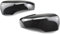 QDFNJYONG 2pcs Voiture Coque de rétroviseur de Porte pour Renault Clio 4 Mk4 / Zo-e/Ca-ptur 2012-2019, Coques de Remplacement rétroviseurs Auto Anti Rayures