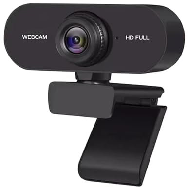 CARISSETT Webcam FullHD USB Ready 2K 1080P 720P 480P con microfoni integrati di riduzione del rumore per casa ufficio e lezioni online
