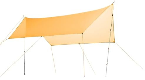 ANQKYO Tarp Wasserdicht Zweiseitig silikonbeschichtete Nylonplane, Sonnenschutz, Strandzelt, Pergola, Markise, Überdachung, Überdachung, Camping-Sonnenschutz