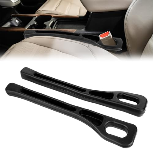 1 Paar Autositz Lückenfüller,Schwarz Car Seat Gap Filler,Auto-Organisator,Aufbewahrungsbox,Sitzspaltfüller,Aufbewahrung von Kleinteilen Mobiltelefone,für Personenwagen, Suv und Lastwagen