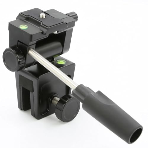 REFLEX CAMERA Adjustable Aluminum Car Window Mount – Heavy-Duty 1/4 Interface Holder for Phone, Camera, Telescope, Binoculars – 360° Rotation with Handle & Dual Spirit Levels