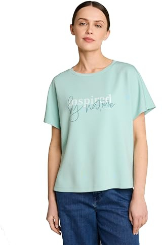 TOM TAILOR Damen T-Shirt mit Scuba-Stoff