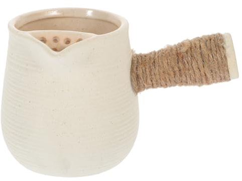 BESPORTBLE Clay Teapot Stove Top Tea Kettle with Loose Tea Infuser Portable Serving Pot for Indoor and Outdoor Use Decorative Pottery Teapot for Loose Leaf