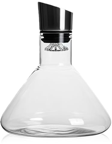 Carafe À Décanter, Aérateur De Vin, Decanteur À Vin Avec Filtre Aérateur, Carafe À Vin Rouge, Verseur En Acier Inoxydable, Accessoire Pour Le Vin, Pour Les Amateurs De Vin 1500 Ml