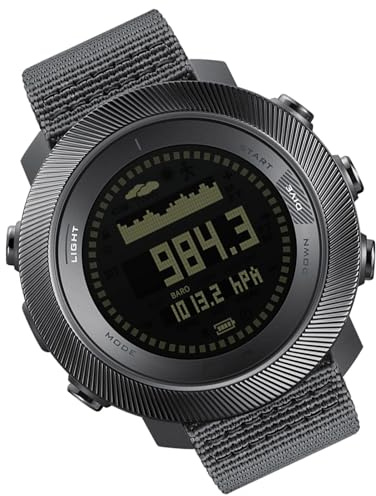 TIKATARER Orologio Subacqueo, Computer Subacqueo Impermeabile Fino a 100 M, Orologio Sportivo Digitale da Uomo con Bussola, Altimetro, Barometro, Cronometro, Timer per il Conto Alla Rovescia,