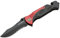 Magnum Fire Chief Taschenmesseraus 440A-Stahl und Aluminium in der Farbe Schwarz-Rot - 27 cm