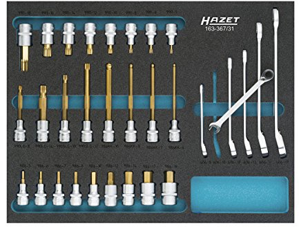 Hazet Socket Spanner Set, 163-367/31