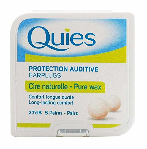 5 x Quies Wax Ear Plugs 8 Pairs Five packs - Super Deal by Quies