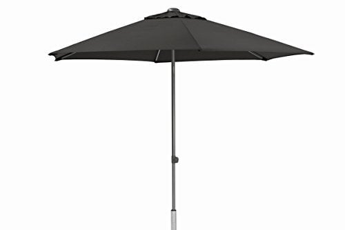 Kettler EASY PUSH Sonnenschirm rund Ø: 300cm UV Schutz 50+ anthrazit