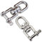 NANANA Émerillon avec Manille de Levage Ouverture en Acier INOX, Bague Tournante, 2 PCS,10mm