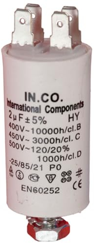 Condensateur 2UF Sèche-linge 1251008304 FAURE Sèche-linge 1251008304 FAURE