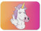 BLAK TEE Angry Unicorn Finger Mouse Pad 18 x 22 cm in 3 Colours Pink Yellow
