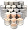 Hyoola Bougies Chauffe Plat - Pack de 400 Bougies en Vrac - Lot Bougies Chauffe Plat - Bougies Blanches Chauffe-Plat Fabriquées en Europe - 4 heures