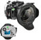 Seafrog - Custodia subacquea per Sony A7C 16-35 m con obiettivo grandangolare Fisheye (WA0005-F), custodia impermeabile professionale per fotografia subacquea