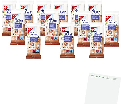usy Gut und Günstig Vollglanz Bodentücher Edeka 13er Pack (13x15 Stück) Block