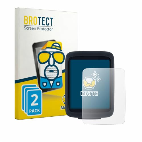 BROTECT Entspiegelungs-Schutzfolie für Sigma BC 10.0 WL (2 Stück) Matte Displayschutz-Folie, Anti-Reflex, Anti-Fingerprint