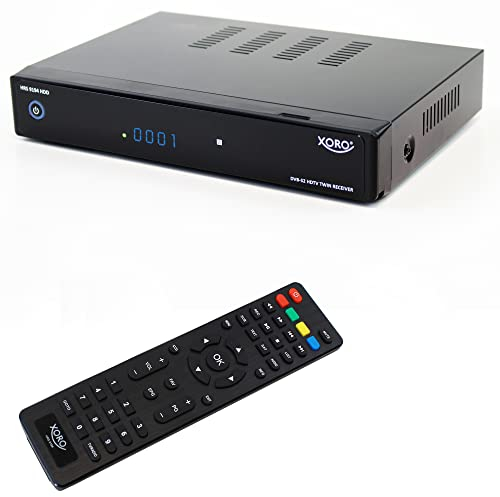 XORO HRS 9194 HDD - DVB-S2 Twin Receiver mit 2,5 Festplattenschacht & 2TB (2000 GB) Festplatte, PVR Ready, Timeshift, USB Mediaplayer, Astra 19,2 Senderliste
