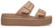 Crocs Brooklyn Buckle Low Wedge, Sandali Donna, Latte, 37/38 EU