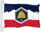 G128 Utah 2023 New Version Bienenstock UT State Flag | 90 x 150 cm | LiteWeave Pro Serie bedruckt 150D Polyester | Indoor/Outdoor, lebendige Farben, Messingösen, dicker und langlebiger als 100D 75D