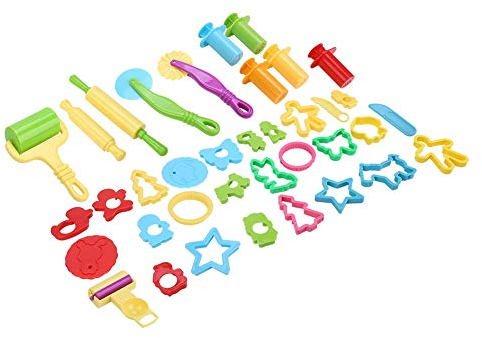 Juego de Herramientas Play Doh 27 × 19 × 6 38 Uds DIY Niños Color Masa Herramienta para Arcilla Molde de Plastilina Molde Juguetes