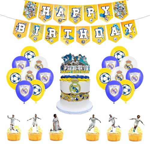 Fc Geburtstag Deko Fußball Geburtstagsdeko Football Geburtstag Luftballons Kuchen Deko c.f Geburtstag Girlande Luftballons