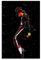 INEOUT Michael Jackson tanzendes Fanart-Poster, dekoratives Gemälde, Leinwand, Wandposter und Kunstdruck, modernes Familienschlafzimmer-Dekor-Poster, 20 x 30 cm