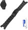 MMBAY 26 mm GST-B100 Edelstahl-Uhrenarmbänder passend für Casio G-STEEL G-Shock GST-210 400G GST-B100 GST-W100 W110 W300 GST-S100 S100D S110 S110D S300 Ersatzarmband für Wasserdichtes Armband für