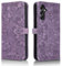 Succtopy Funda para Samsung Galaxy A55 5G PU Cuero Flip Carcasa Fundas Móvil de Tapa Libro con Cierre Magnético para Samsung Galaxy A55 5G Flip Wallet Cover Case con Samsung Galaxy A55 5G Violeta