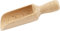 Wooden Scoop (5.5 Inches) Natural Beech Wood Scoop for Flour, Bath Salt, Sugar, Cereal, Coffee and More - Multipurpose Wooden Spoon-Set of 2
