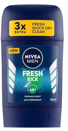 Nivea Men Deodorant Stick - Fresh Kick - 5er Pack (5x 50ml)