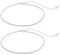 Mikovivi 2pcs Bracelets de Cheville en Argent pour Femme, Délicats Chaîne de Pied en Cuivre Plaqué Argent pour la Plage d'Été Bijoux de Pied pour Femme