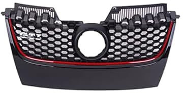 HHGFTIY Rejilla de Parachoques Delantero de automóvil, para VW Golf 5 MK5 V GTI Delantero Protector Resistente Y Elegante,Accesorios diseño Coche,A