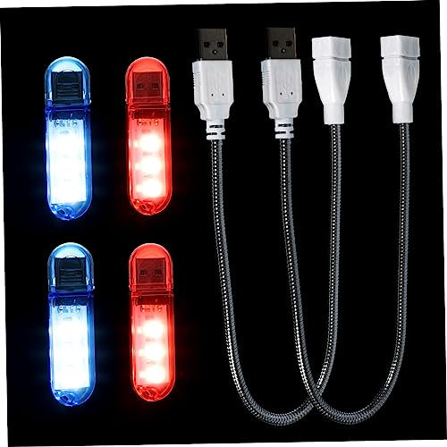 FELTECHELECTR Usb Night Light Portable Plug Design Atmosphere Light for Computer Keyboard Blink Usb Flash Drive Compatible