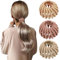 3pcs Barrettes à cheveux extensibles en nid d'oiseau, accessoires de cheveux pour femmes, porte-queue de cheval, pince à chignon pour cheveux fins