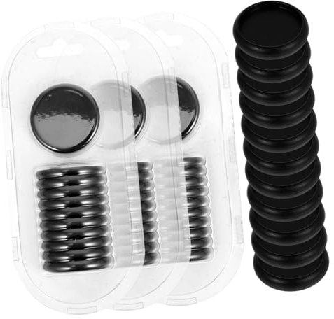 Garneck Discbound Discs Schwarz 44 Stücke – Erweiterungsscheiben Für Notebooks Und Planer - 38mm Durchmesser - Ideal Für DIY Projekte Und Kreative Notizen Perfekte Ergänzung Für Ihre