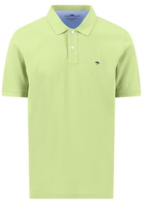 FYNCH-HATTON Poloshirt aus Baumwolle mit strukturierter Oberfläche pear/XXL